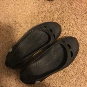 Black Crocs